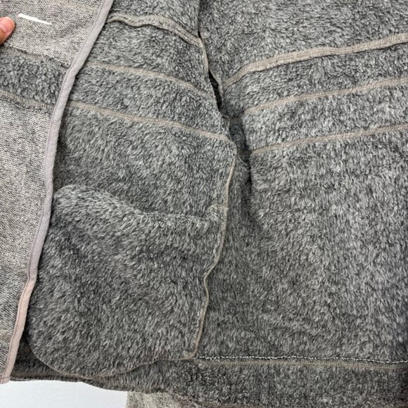 Prana Breathe Button Detail Fleece Lined Sz M Hoodie Grunge Vintage - Picture 10 of 15